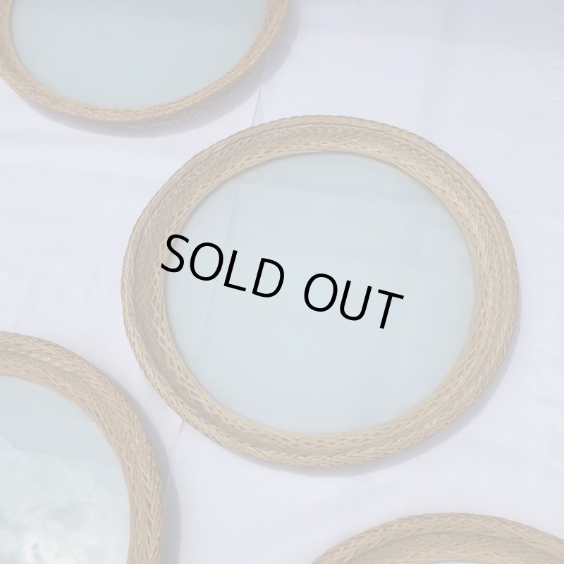 画像2: ガラス 竹 盆  (2)