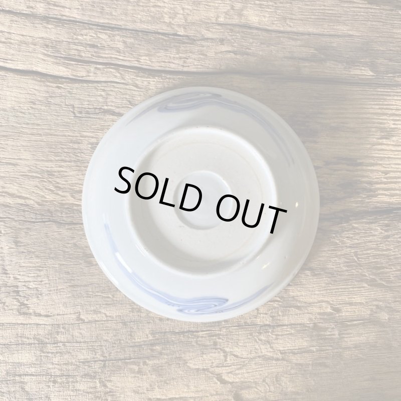 画像4: 伊万里焼　染付　紅葉　流水文様　取り皿　小皿 (4)