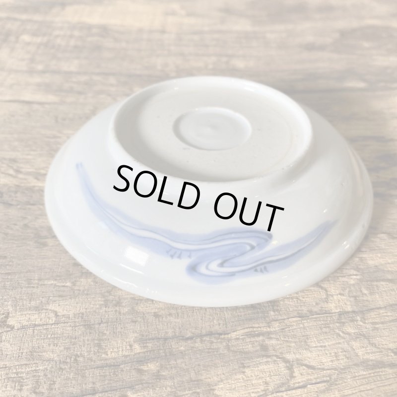 画像3: 伊万里焼　染付　紅葉　流水文様　取り皿　小皿 (3)