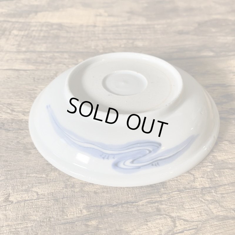 画像7: 伊万里焼　染付　紅葉　流水文様　取り皿　小皿 (7)