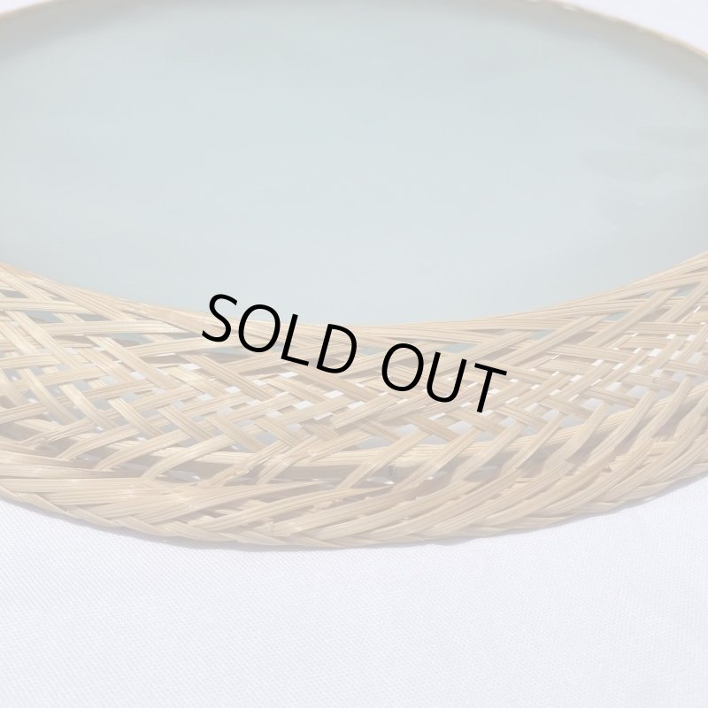 画像5: ガラス 竹 盆  (5)