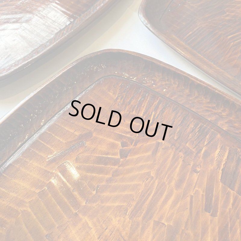 画像2: 盆　くりぬき盆　松の木 (2)